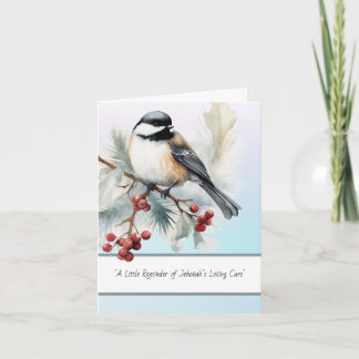 A Reminder of Jehovah’s Loving Care – Customisable Thank You Card