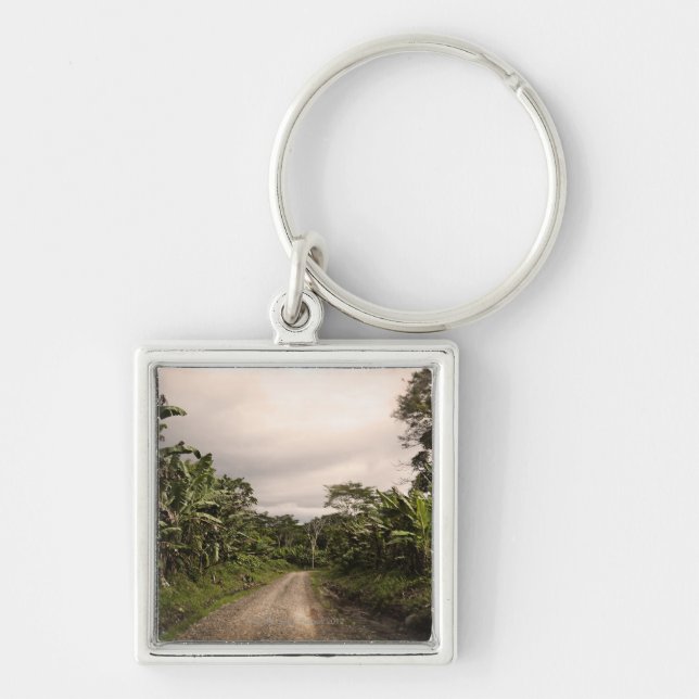 A remote jungle road key ring (Front)