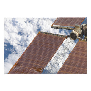 A repaired solar array photo print
