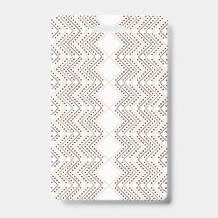 A repeating geometric pattern with diamond shapes ID badge