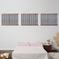 A repeating pattern of interconnected circles and