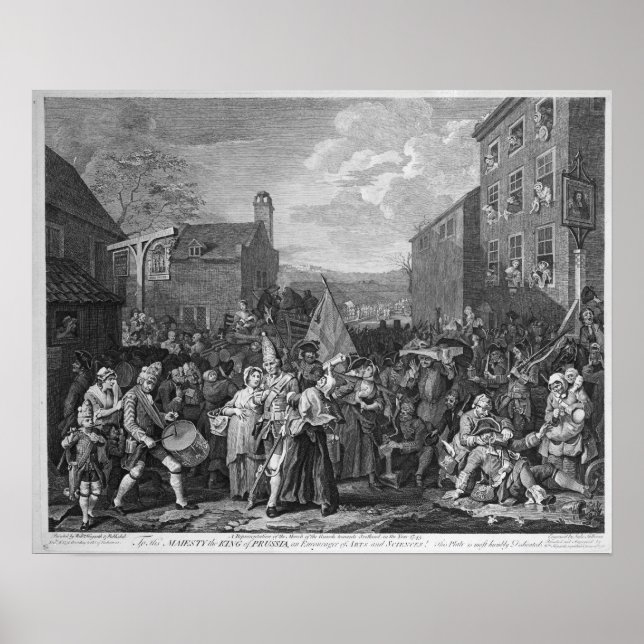 A Representation of the March of the Guards Poster (Front)