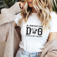A rescue Dog Steal My Heart Dog Lover Design