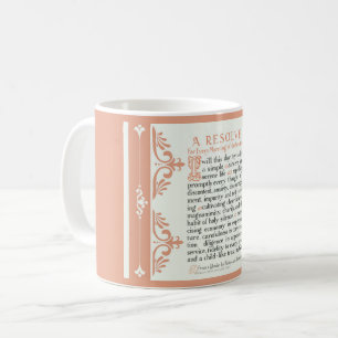 A RESOLVE PRAYER FOR THE MORNING COFFEE MUG