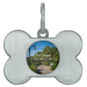 A Resort Walk Pet ID Tag