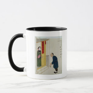 A Respectable Man Begging for Coins Mug