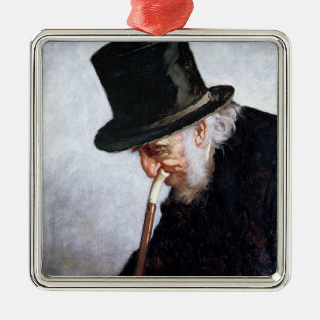 A Retired Sea Captain from Massachusetts, 1879 Metal Ornament (Front)