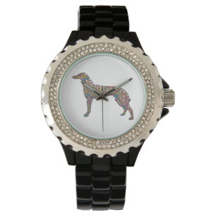A Rhinestone Greyhound Watch