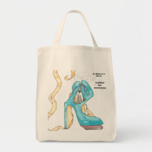 " A ribbon in a shoe?" Tote Bag