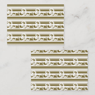 A richly coloured rug features a symmetrical geome place card