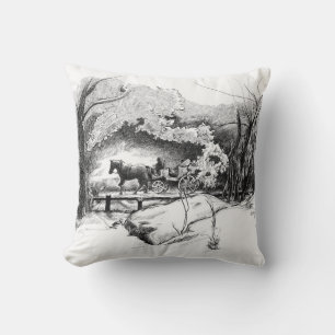 A Ride Through Central Park Pillow