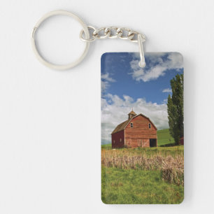 A ride through the farm country of Palouse Key Ring