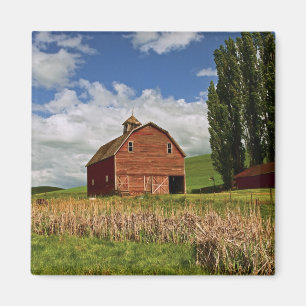 A ride through the farm country of Palouse Magnet