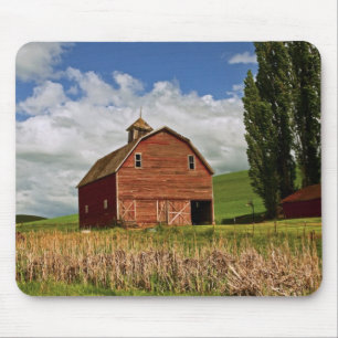 A ride through the farm country of Palouse Mouse Pad