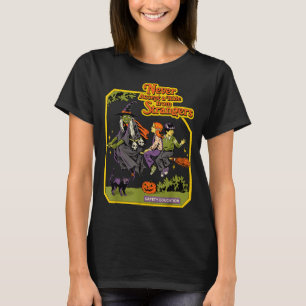 A Ride Witches Halloween Sarcastic Retro Funny T-Shirt