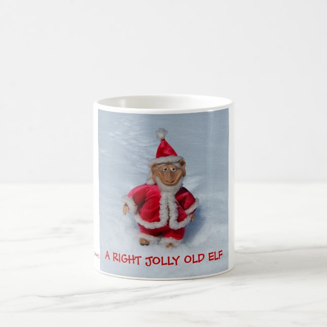A RIGHT JOLLY OLD ELF. COFFEE MUG (Center)