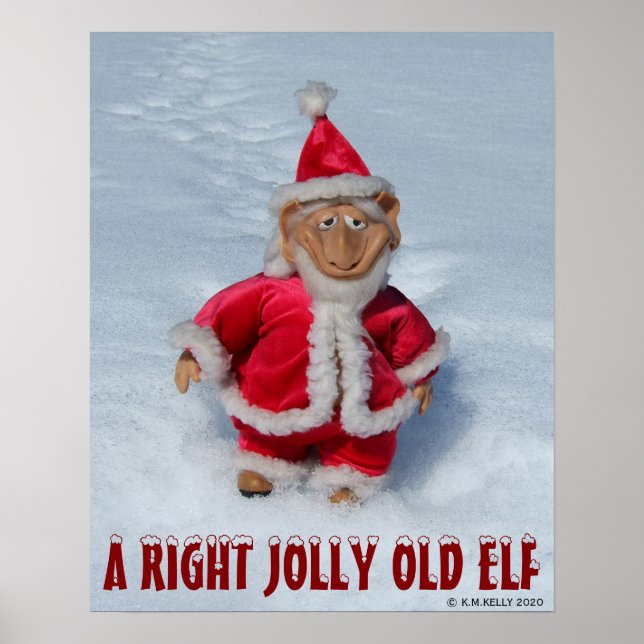 A RIGHT JOLLY OLD ELF POSTER (Front)