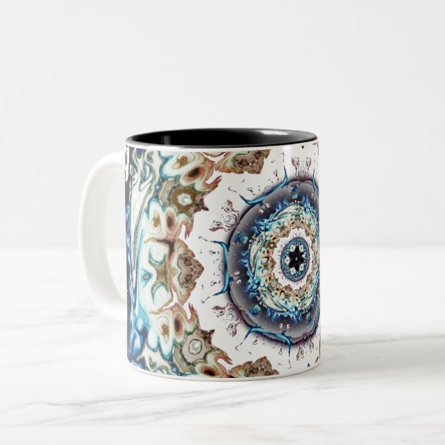 A ring of fire (light version) Two-Tone coffee mug (Front Left)