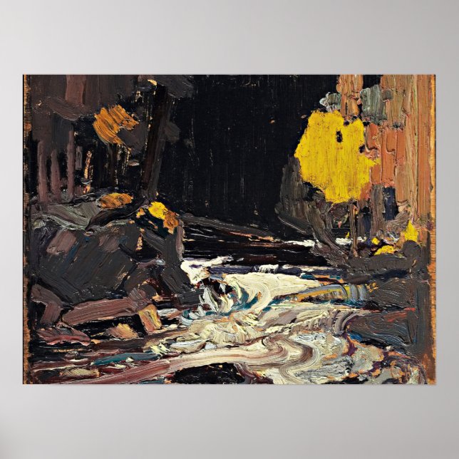 A River, fine art by Tom Thomson, Poster (Front)
