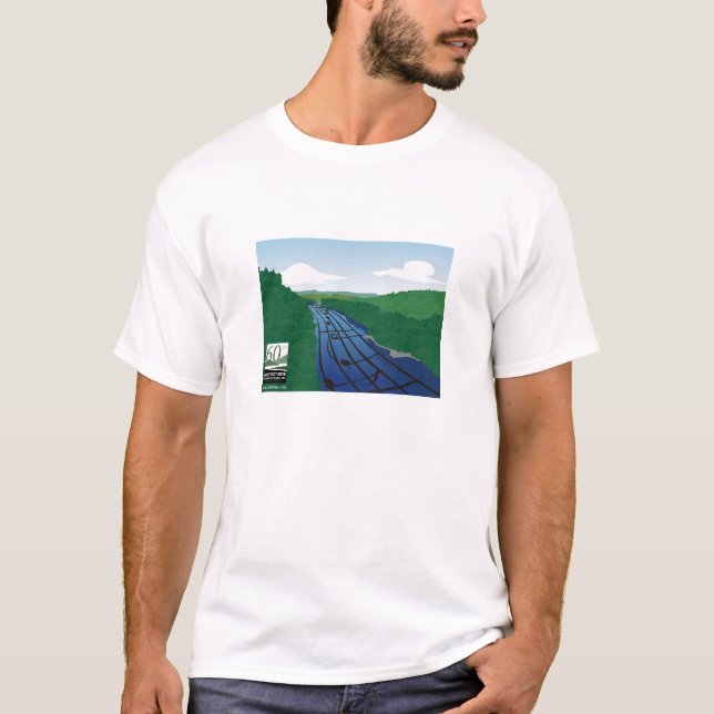 A river of music flows through the hills T-Shirt (Front)