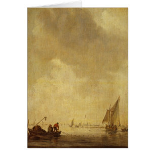 A River Scene, with Fishermen Laying a Net, 1638