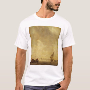 A River Scene, with Fishermen Laying a Net, 1638 T-Shirt
