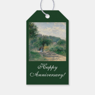 A Road in Louveciennes by Auguste Renoir Gift Tags