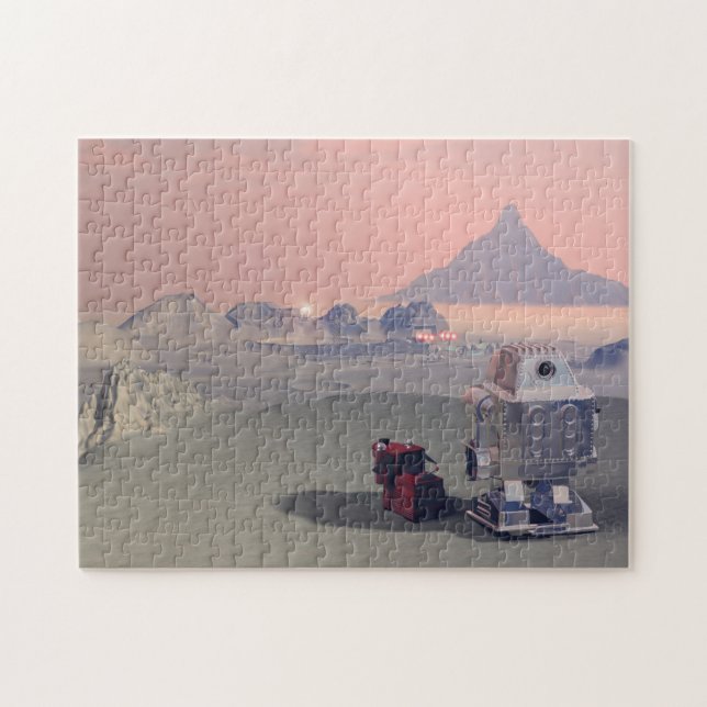 A Robot and His Dog 2 Jigsaw Puzzle (Horizontal)
