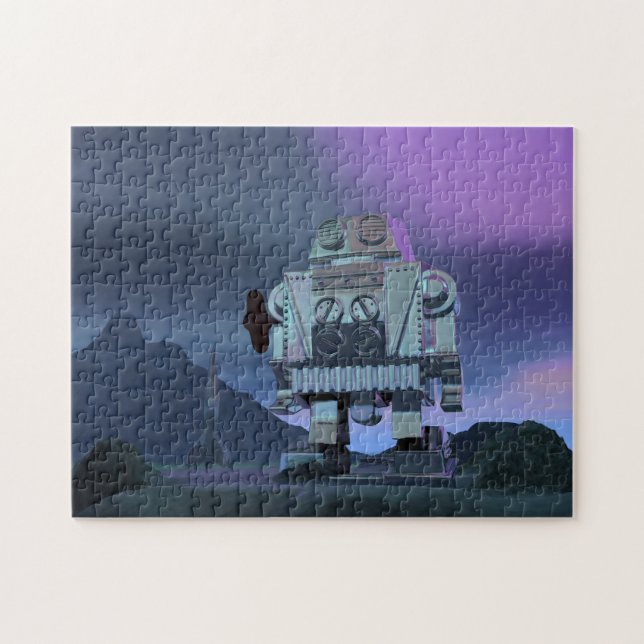 A Robot Moon Walker Jigsaw Puzzle (Horizontal)