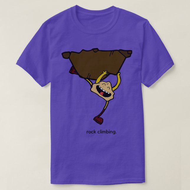 A Rock Climbing T-Shirt (Design Front)