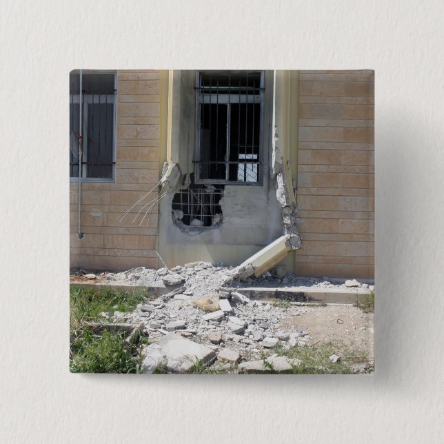 A Rocket Propelled Grenade 15 Cm Square Badge (Front)