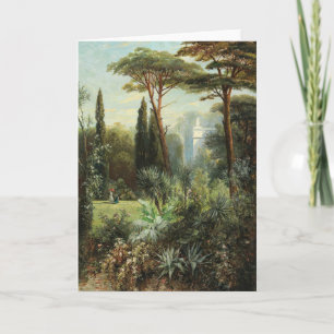 A Romantic Castle Park Franz Xaver Birkinger Card