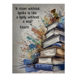 A room without books poster