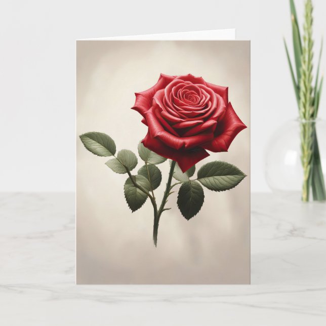 A rose for You Card (Front)
