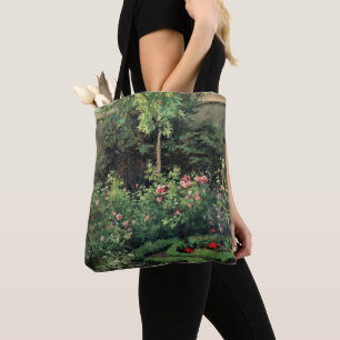 A Rose Garden by Camille Pissarro, Tote Bag