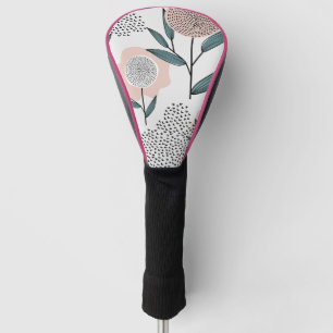 A rose golf head cover