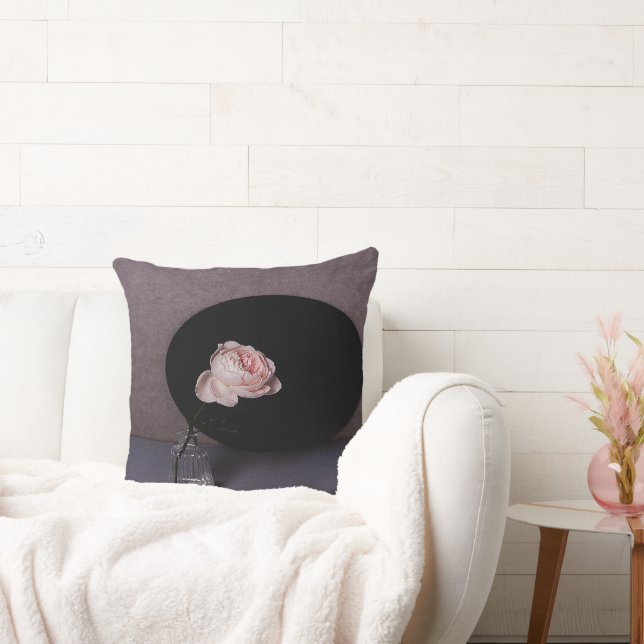A rose in full bloom cushion (Couch)