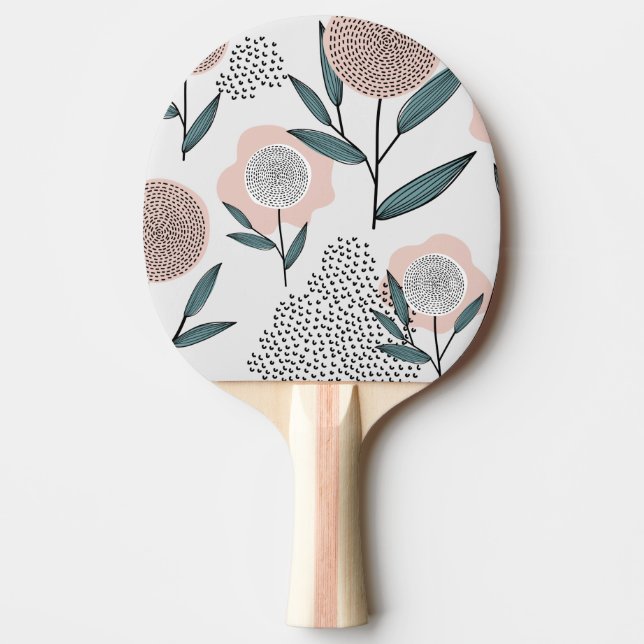 A rose ping pong paddle (Front)