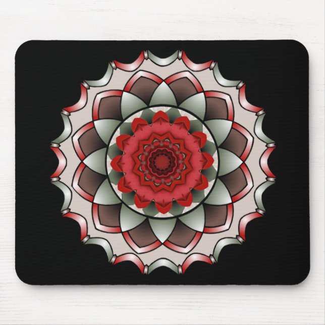 A Rose Without Thorns Mandala Mousepad (Front)