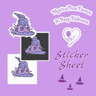 A Rosy Halloween Stickers