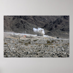 A round from an AT-4 small rocket launcher Poster