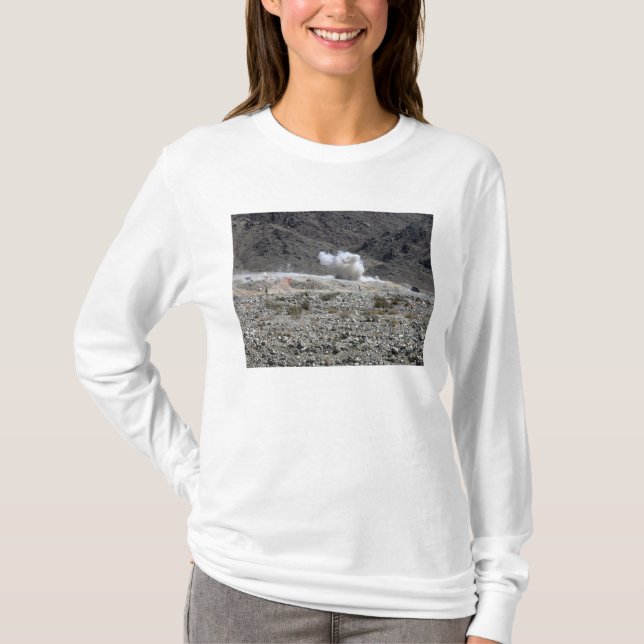 A round from an AT-4 small rocket launcher T-Shirt (Front)