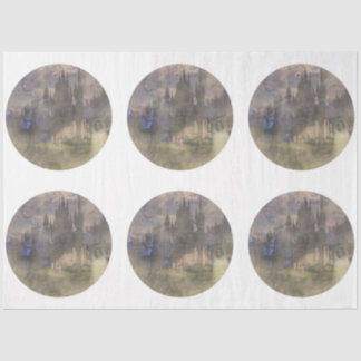 A Round Gothic Halloween Series Design 9 Tissue Paper