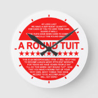 A Round Tuit Clock
