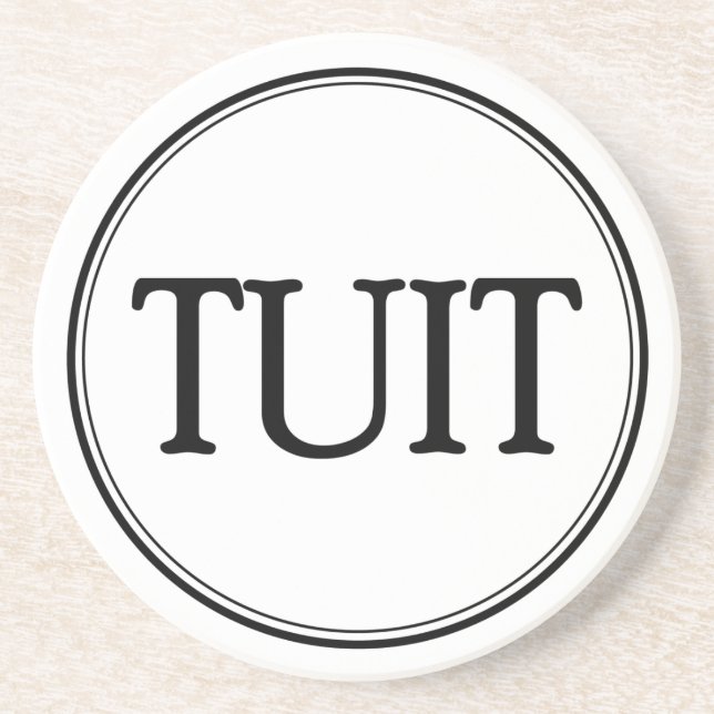 A Round Tuit Coaster (Front)