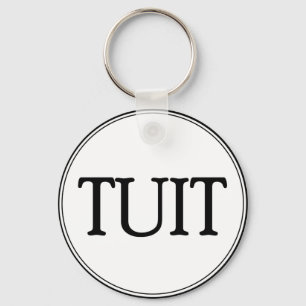 A Round Tuit Key Ring