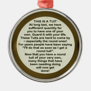 A Round Tuit ~ ornament