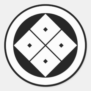 a rounded corner classic round sticker