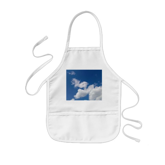 A row of clouds kids apron (Front)