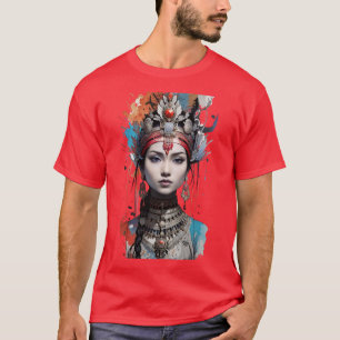 A Royal Look a Beautiful Ancient Indian Queen T-Shirt